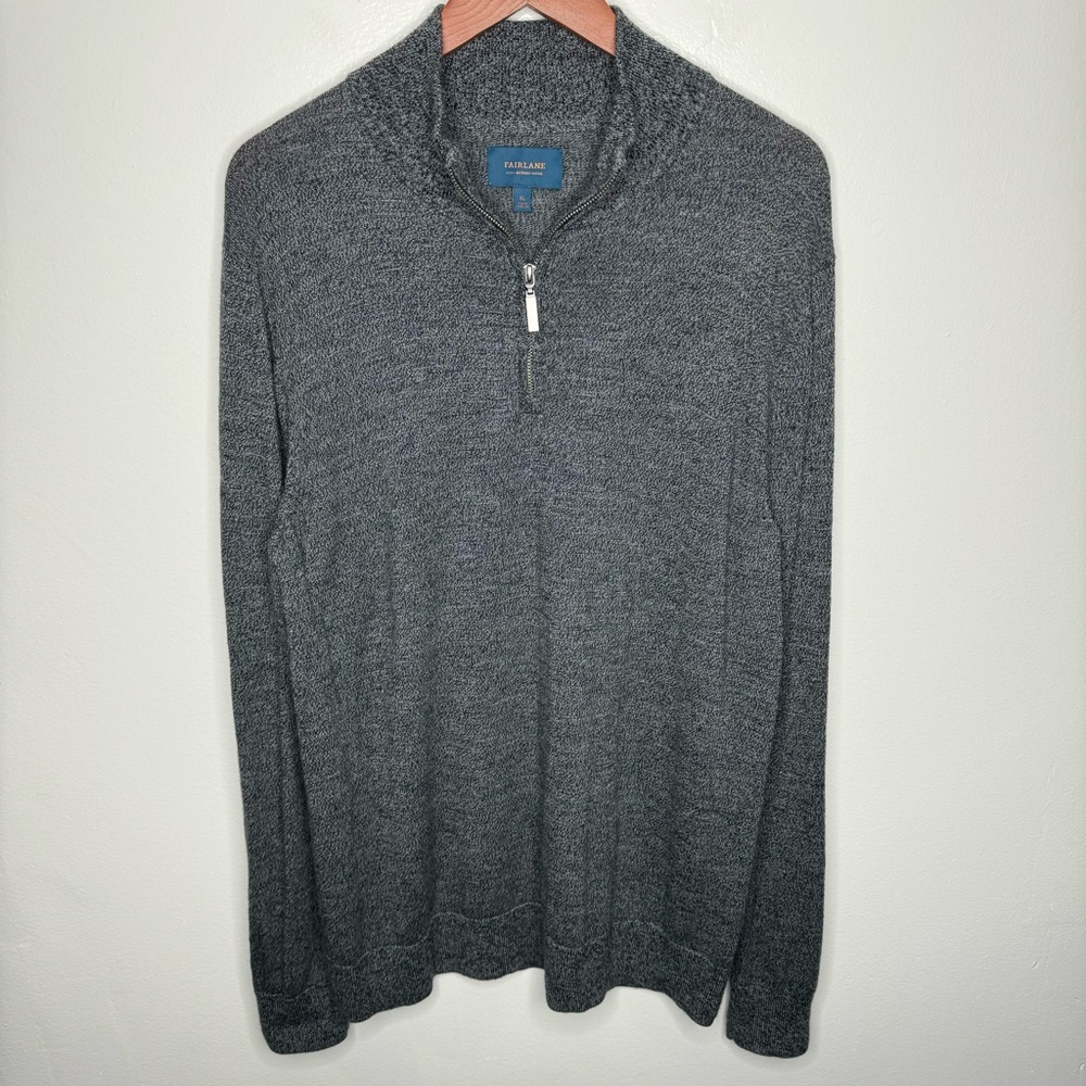 Stitch‎ Fix Fairlane Long Sleeve Sweater 100% Merino Wool Size XL